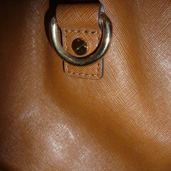 Michael Kors Brown Hamilton Structured Purse - Picture 4 of 11